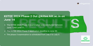 KIITEE 2024 Phase 2 Result Declared @kiitee.kiit.ac.in, Get Direct Link Here
